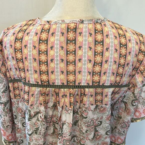 Floral Bohemian Women's Top - Picture 7 of 11